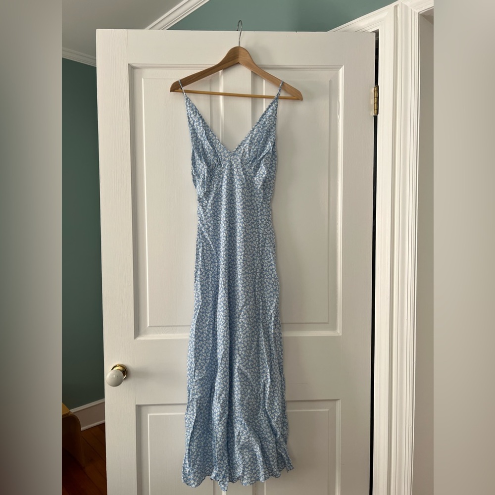 Doen Sonia dress S Cerulean hillside